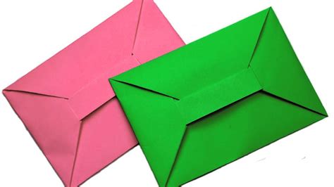 How To Make Easy Origami Envelope Tutorial Youtube