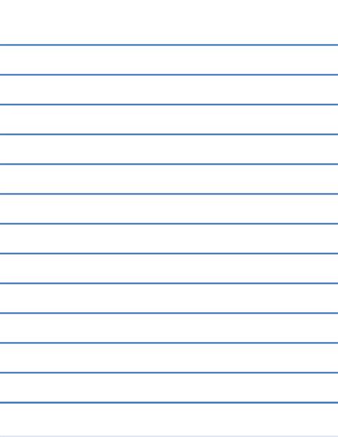 Low Vision Writing Paper 34 Inch Blue Lines Free Download