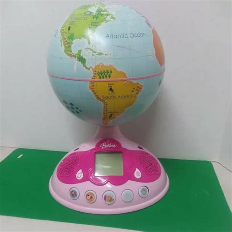 Barbie Oregon Scientific Interactive Educational Childkid Toy Globe