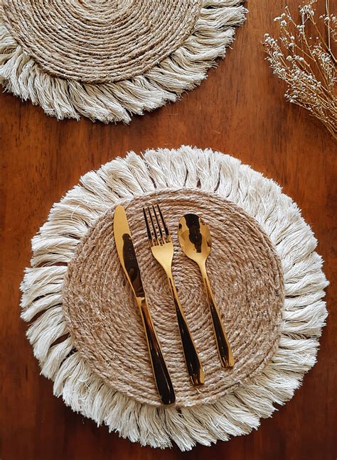 Diy Rope Placemats With Fringe Opal Crown