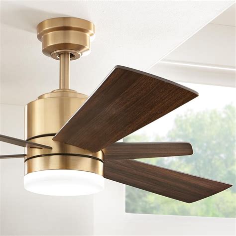 Home Decorators Collection Hexton 52 In Indoor Integrated Led Brushed