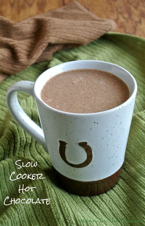 Slow Cooker Hot Chocolate Goes In The Crock Pot Uses Easy Homemade