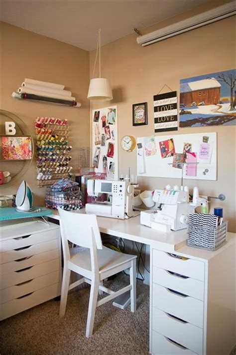 40 Best Small Craft Room And Sewing Room Design Ideas On A Budget 20