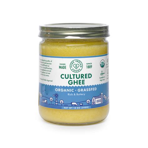 Pure Indian Foods Organic Cultured Ghee