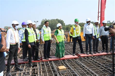 mumbai ahmedabad high speed rail corridor picks up speed 40 meter box girder inaugurated in