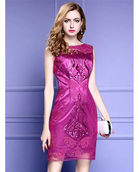 Sheath Fitted Grey Cocktail Dress For Wedding Guests With High End Embroidery Zl8066