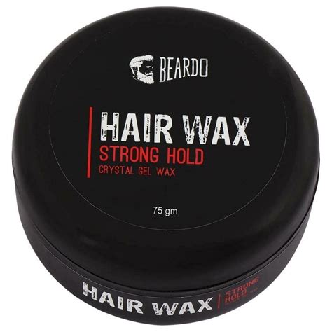 Beardo Stronghold Hair Wax Crystal Hair Wax Hair Wax Men Styling Wax Glossy Finish Shine Strong