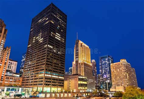 Historic Buildings In Downtown Chicago Usa Stock Photo Image Of