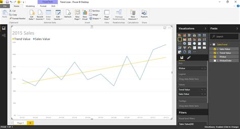 Adding A Trend Line To A Power Bi Line Chart Concentra Analytics My Xxx Hot Girl