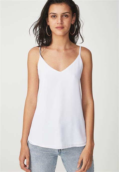 Astred Cami White Cotton On T Shirts Vests And Camis
