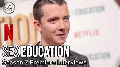 Sex Education Season 2 Premiere Interview Asa Butterfield Youtube