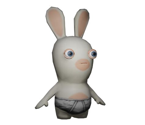 Wii Raving Rabbids Travel In Time Rabbid The Models Resource
