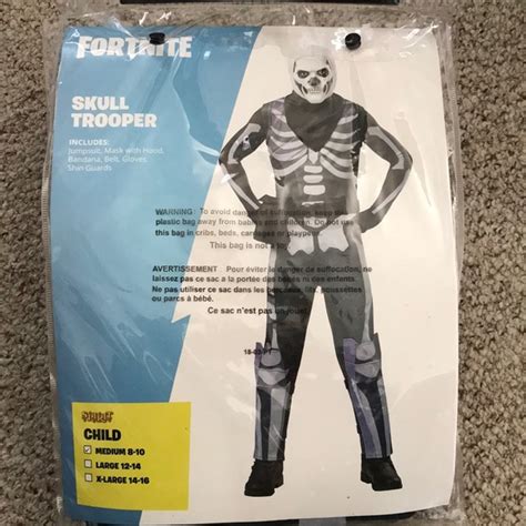 Spirit Costumes Fortnite Skull Trooper Costume Poshmark