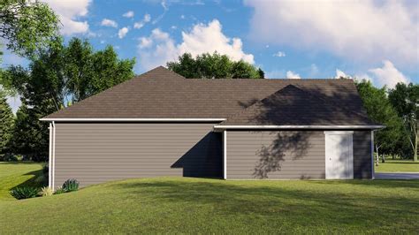 Split Bedroom Craftsman Ranch Home Plan With Optional Finished Lower