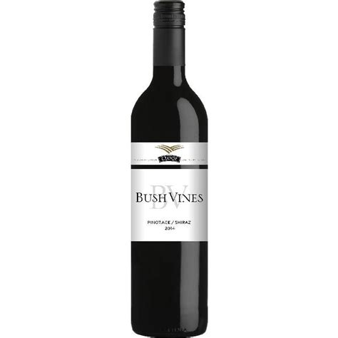 Pinotage Shiraz Cloof Bush Vines Darling South African Red Wine