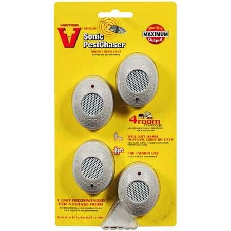 Animal repeller keeps unwanted pests out of your yard with ultrasonic. Sonic Pest Chaser by Victor (4pk) | Planet Natural