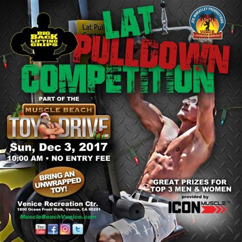 Do Great Venice Toys Needed For The 11th Annual Muscle Beach Toy Drive Venice Paparazzi