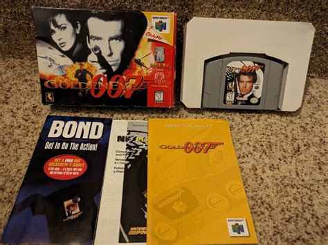 Goldeneye 007 N64 Nintendo 64 Complete Cib Good Condition Black Label