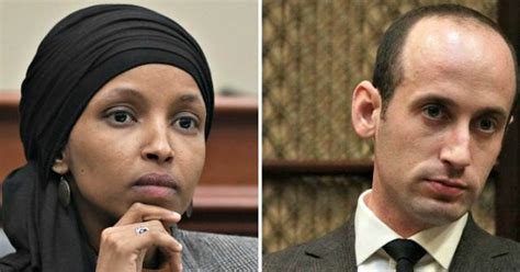 Ilhan Omar Claims Stephen Miller Is A White Nationalist