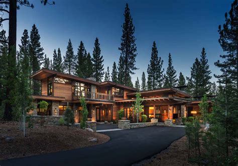 Mountain Modern Home In Martis Camp With Indoor Outdoor Living