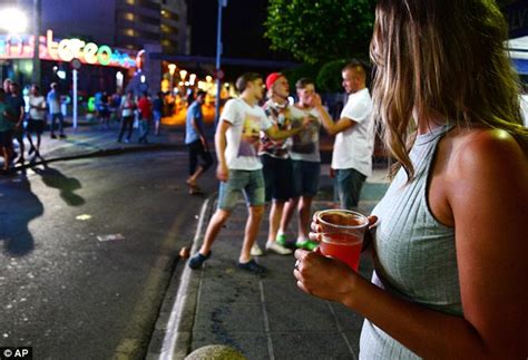 british tourists still drinking in magaluf as resort says it s cracking down daily mail online