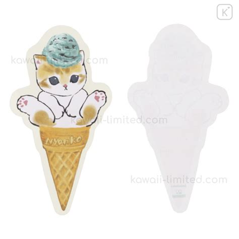 Japan Mofusand Mini Letter Set Cat Ice Cream Kawaii Limited