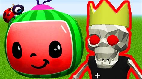 This Is Real Skeleton King In Minecraft Vs Cocomelon Youtube