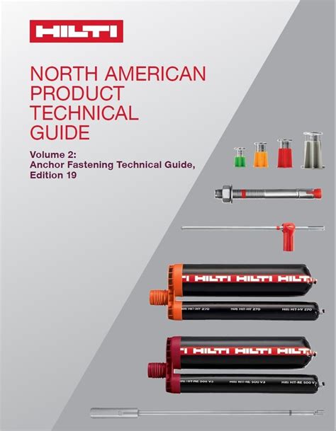 Hilti Anchor Technical Guide Edition Ask Hilti Usa