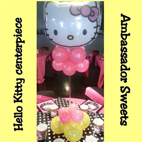 Hello Kitty Balloon Centerpiece Balloon Centerpieces Kitty Hello Kitty