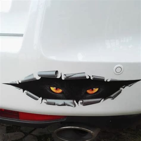 3d Peeking Funny Car Window Sticker Car Bumper Vinyl Decal Waterproof