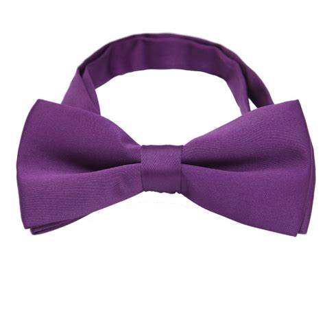 Dark Purple Bow Ties Purple Silk Bowtieswedding Bowtiesmens Etsy
