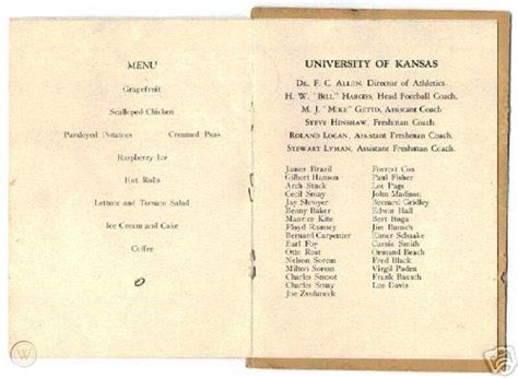 Knute Rockne Of Notre Dame Signature On Program 1931 24127942