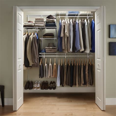 18 posts related to closetmaid closet organizer kit white (5' to 8'). ClosetMaid ShelfTrack 5-8 ft. Closet Organizer Kit, White ...