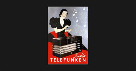 Vintage Radio Advertisement Radio Telefunken 1935 Vintage T
