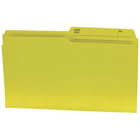 Hilroy File Folders Yellow Legal Size 100bx Grand And Toy