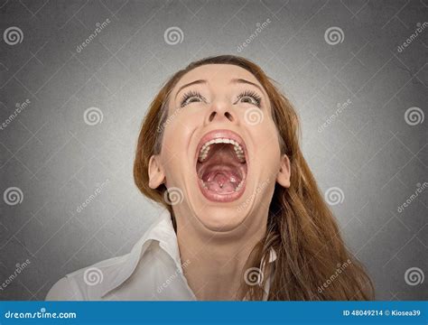 Screaming Woman With Leprechaun S Hat Pointing At Calendar Royalty Free Stock Photography