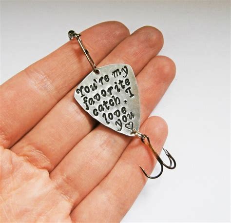 You Re My Favorite Catch Fishing Lure Personalized Spoon Etsy