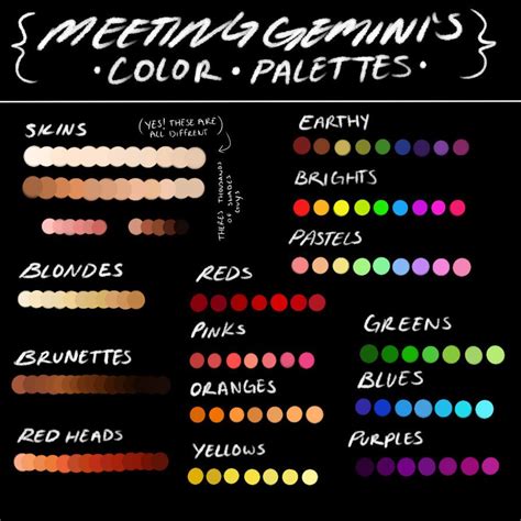 Geminis Color Palettes By Meetinggemini Gemini Color Color Palette