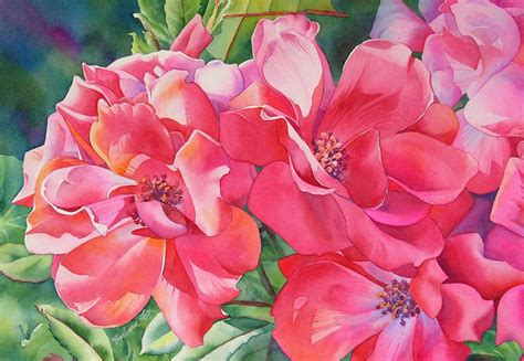 Pin By Sue Osborn On Artists That Inspire Floral Painting Rose