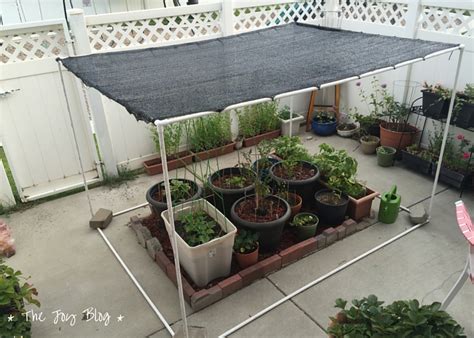Diy Freestanding Shade Canopy For Garden The Joy Blog