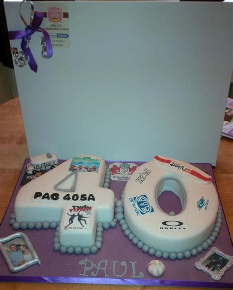 40th Birthday Cake For A Man Cake By Little Cs Cakesdecor