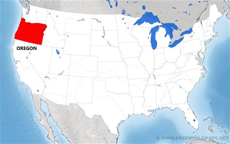 Where Is Oregon Located On The Map