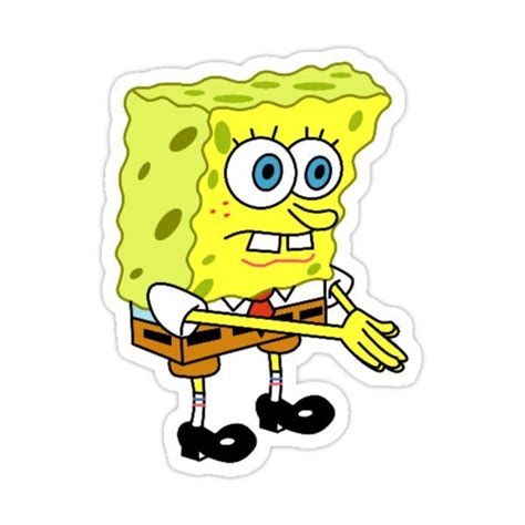 Spongebob Boi Inhale Meme Sticker Sticker For Sale By Billnyeisdope Meme Stickers Spongebob