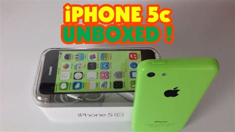 Apple Iphone 5c Unboxing And First Look Youtube
