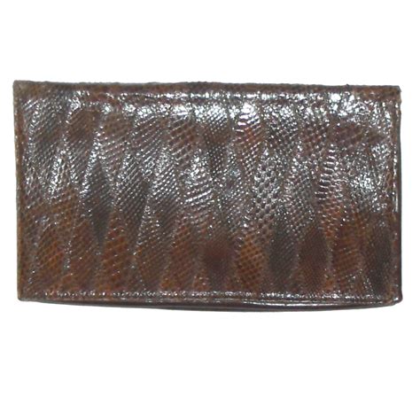 Brown Snakeskin And Leather Clutch Bag Vintage And Retro Handbags