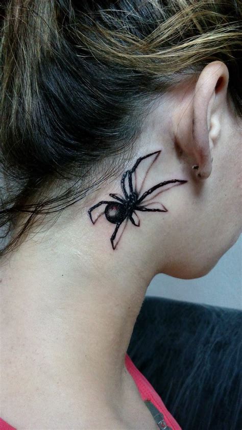 Best Spider Tattoo Collection Spider Tattoo Neck Tattoo Black Widow