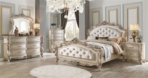 Acme gorsedd mirror , antique white. Gorsedd Panel Bedroom Set Acme Furniture | Furniture Cart