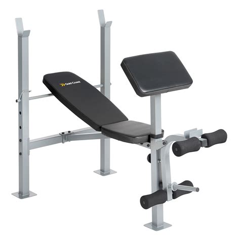 Gold Coast Adjustable Multi Weight Bench Comes With Barbell Rack