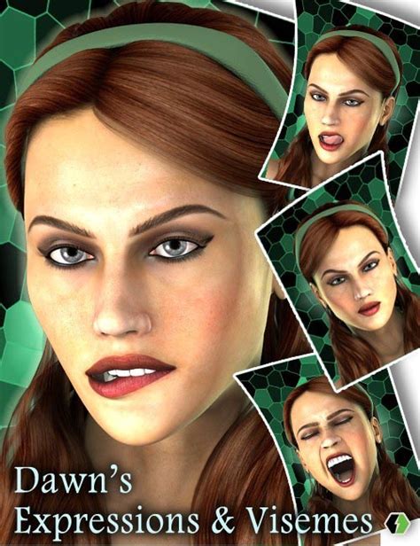 Dawns Expressions And Visemes Best Daz3d Poses Download Site