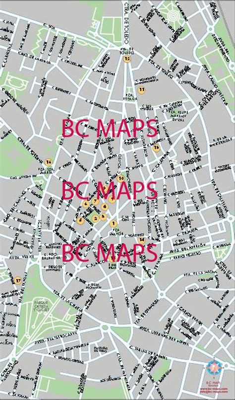 Ciudad Real Mapa Vectorial Editable Eps Freehand Illustrator Mapas